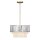 Lampe à suspendre Moderne Ø 50,8 cm rond acier inoxydable cristal