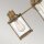 Lampe de salle de bain murale métal verre IP44 L : 56 cm 3 flammes oblongues