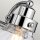 Luminaire de salle de bain mur métal verre 44,9 cm de large IP44 E27