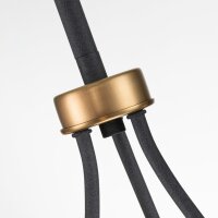 Lustre rond D : 42,2 cm H : max. 117,5 cm Métal 3x...