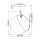 Suspension Boule Métal Verre E27 D : 27,4 cm Design Vintage