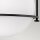 Lampe de plafonnier métal verre Ø 28,2 cm rond noir blanc E27