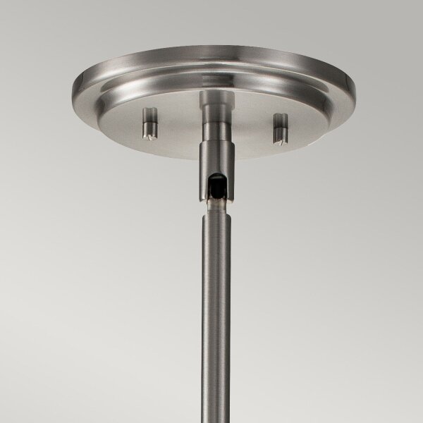 Lampe à suspendre verre métal E27 D : 28,9 cm rond Vintage