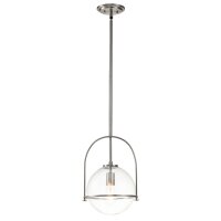 Lampe à suspendre verre métal E27 D : 28,9...
