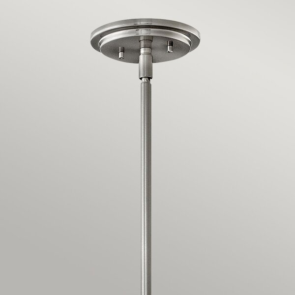 Lampe à suspendre métal verre rond D : 28,9 cm E27 Vintage