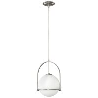 Lampe à suspendre métal verre rond D : 28,9...
