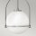 Lampe à suspendre métal verre rond D : 28,9 cm E27 Vintage