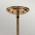Lampe à suspendre métal verre D : 28,9 cm H : max. 129,4 cm