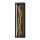 Applique murale LED métal H : 61 cm en noir or carré