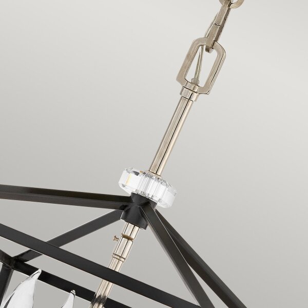 Suspension en métal L : 33 cm H : max. 202,2 cm E14