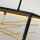 Suspension LED noir or 113 cm de long 3000 K réglable