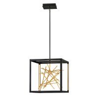 Suspension LED métal L : 51 cm H : max. 143,1 cm