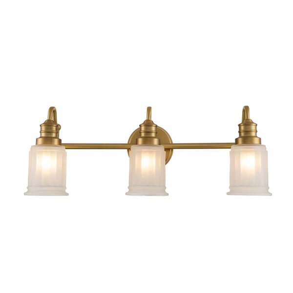 Applique murale salle de bains 61 cm de long avec 3x G9 LED 3000 K