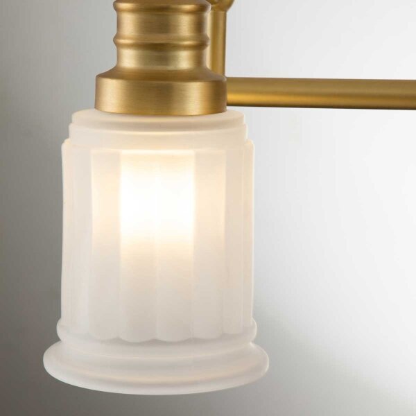 Applique murale salle de bains 61 cm de long avec 3x G9 LED 3000 K