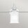 Lampe de salle de bain métal verre largeur 61 cm IP44 G9 3 flammes