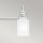 Lampe de salle de bain métal verre largeur 61 cm IP44 G9 3 flammes