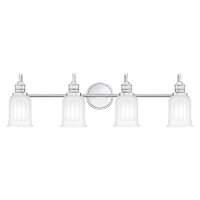 Lampe de salle de bain murale chrome blanc L : 81,3 cm...