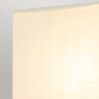 Applique Abat-jour en tissu H : 25,4 cm en feuille dor blanc