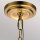Lampe à suspendre métal verre ronde D : 21,6 cm H : max. 196,9 cm E27