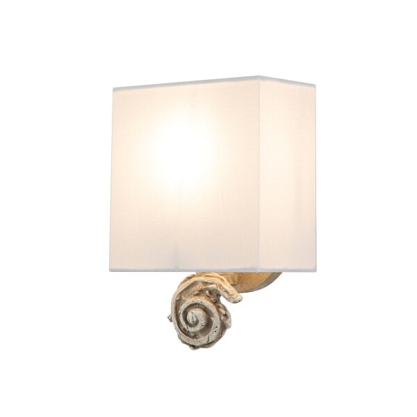 Petite applique Tissu H : 25,4 cm Crème Blanc