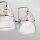 Applique salle de bain IP44 78,3 cm de large métal verre 4x G9 LED