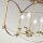Lampe de plafonnier en métal E14 36,5 cm de large en or antique