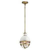 Suspension verre métal E27 Ø 20,4 cm en...