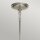 Petite lampe à suspendre Ø 20,4 cm rond H : max. 135,9 cm métal verre