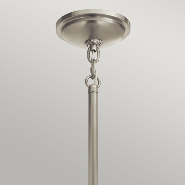 Lampe à suspendre métal verre E27 D : 40,8 cm H : max. 166,5 cm
