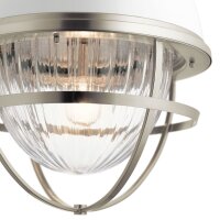 Lampe à suspendre métal verre E27 D : 40,8...