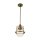 Suspension Abat-jour sphérique Ø 24 cm H : max. 1,29 m réglable
