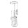 Lampe à suspendre salle de bain réglable H : max. 152 cm Ø 14 cm IP44 E27