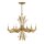 Lustre or bruni Ø 74,3 cm en métal cristal