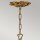 Lustre or bruni Ø 74,3 cm en métal cristal