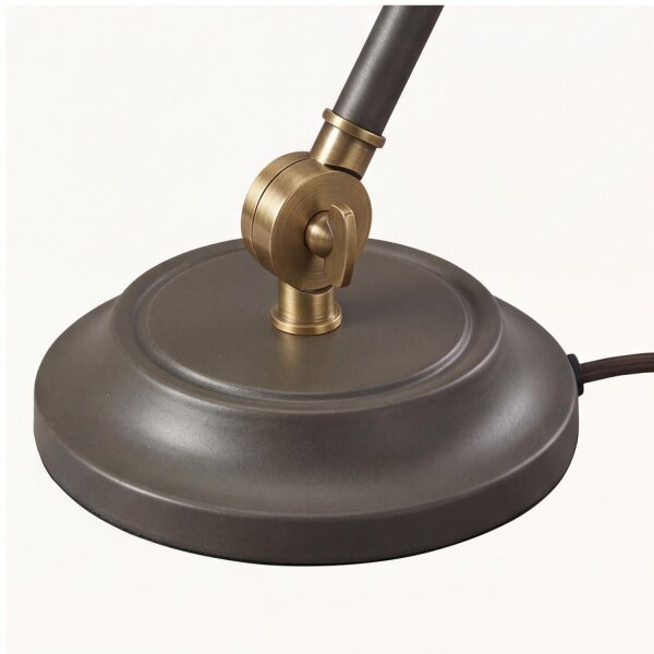 Lampe de bureau grise Bureau Articulations E27 IAOLIA