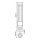 Lampe de salle de bain murale G9 LED IP44 3000 K 40 cm de haut en laiton antique