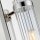 Luminaire de salle de bain mural LED E27 3000 K hauteur 40 cm IP44 chrome