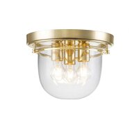 Plafonnier de salle de bain D : 33 cm rond IP44 en laiton...