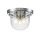 Lampe de plafonnier salle de bain IP44 Ø 33 cm chrome 3x E27 métal verre