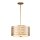 Suspension ronde Ø 40,6 cm hauteur réglable en or blanc
