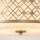 Suspension ronde Ø 40,6 cm hauteur réglable en or blanc