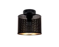 Lampe de plafonnier ronde en m&eacute;tal E27 &Oslash;20...
