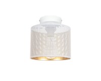 Lampe de plafonnier ronde en m&eacute;tal E27 &Oslash;20...
