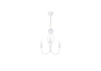 Lustre blanc Métal L:36 cm E14 Classique