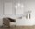 Lustre blanc Métal L:36 cm E14 Classique