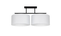 Lampe de plafonnier Tissu anti-&eacute;blouissement Noir...