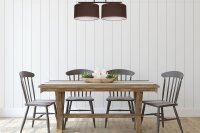 Lampe de plafonnier Tissu faible éblouissement...