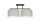 Blendarme Lampe de plafonnier Tissu Noir Gris Blanc E27 70 cm