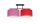 Lampe de plafonnier confortable Tissu Rose Rouge E27 L:70 cm