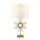 Lampe de table design or blanc décoratif 78 cm